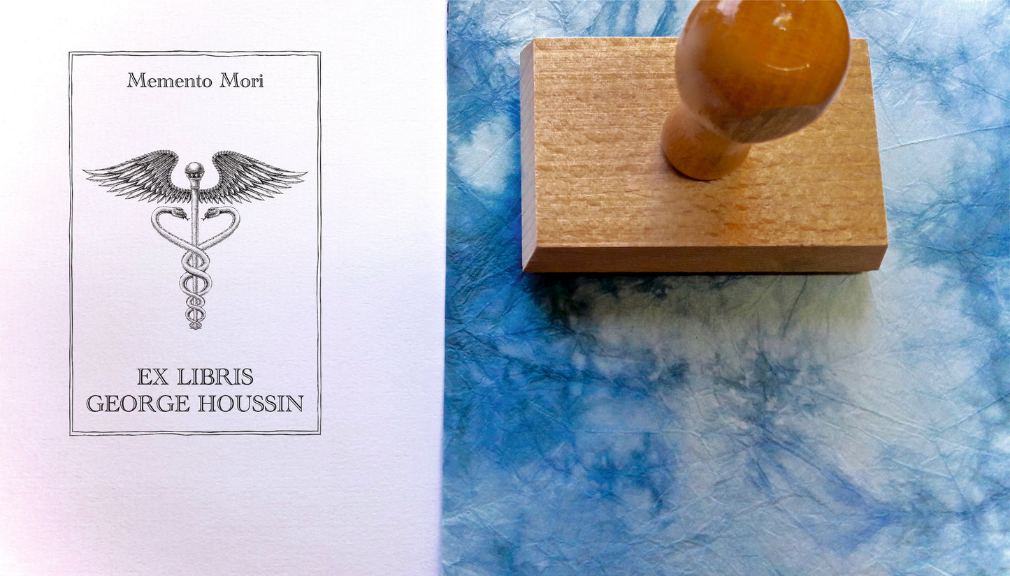 Tampon ex-libris passion et livre VA5