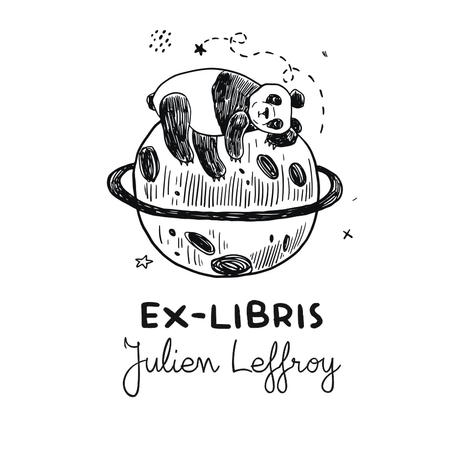 Tampon ex-libris terrier VD10