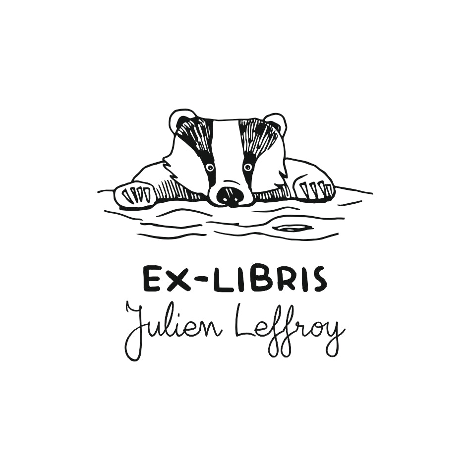 Tampon ex-libris terrier VD11