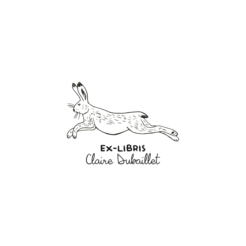 Tampon ex-libris terrier VD3