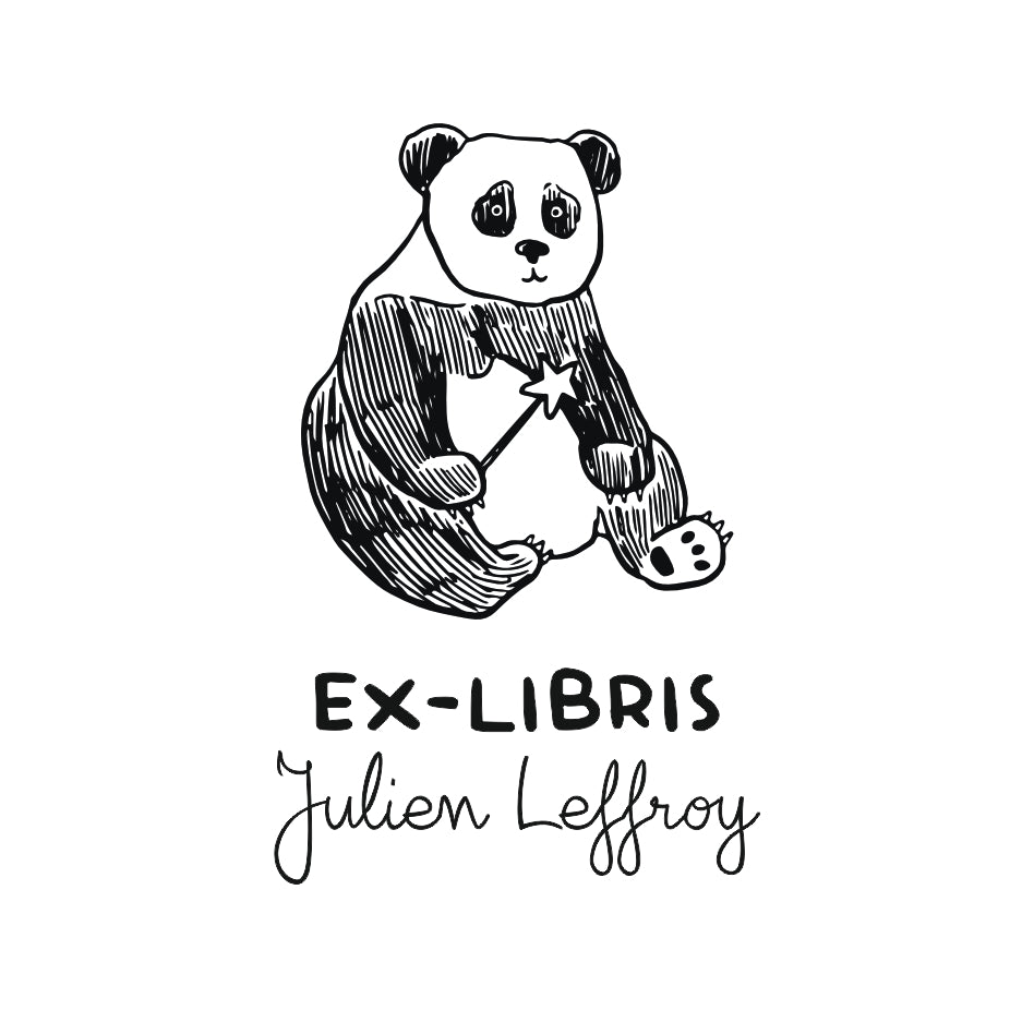 Tampon ex-libris terrier VD9