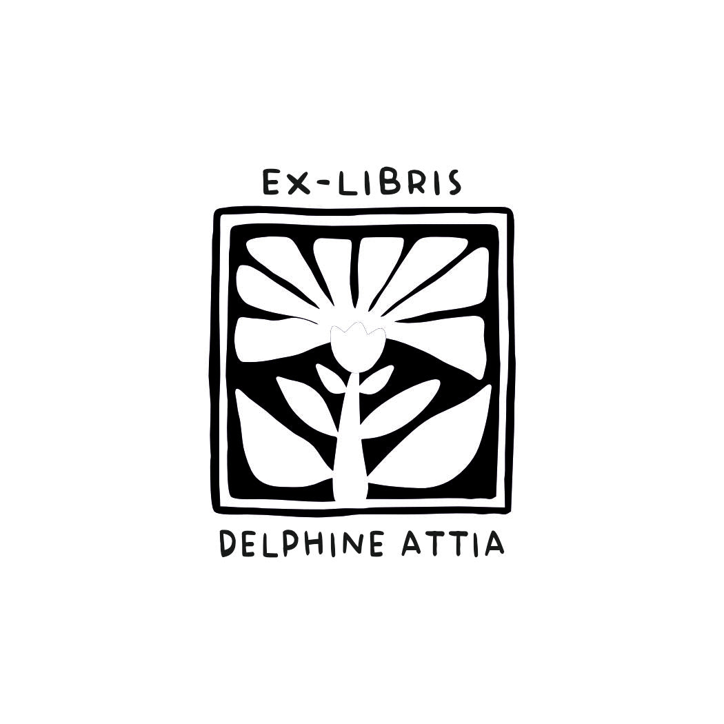 Tampon ex-libris herbier VE7