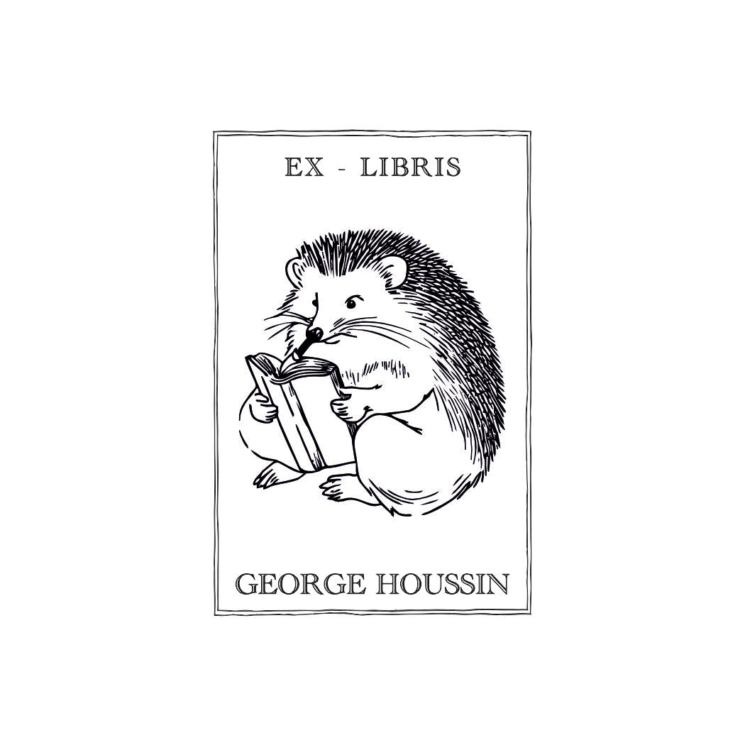 Tampon ex-libris Animaux vintage VF3