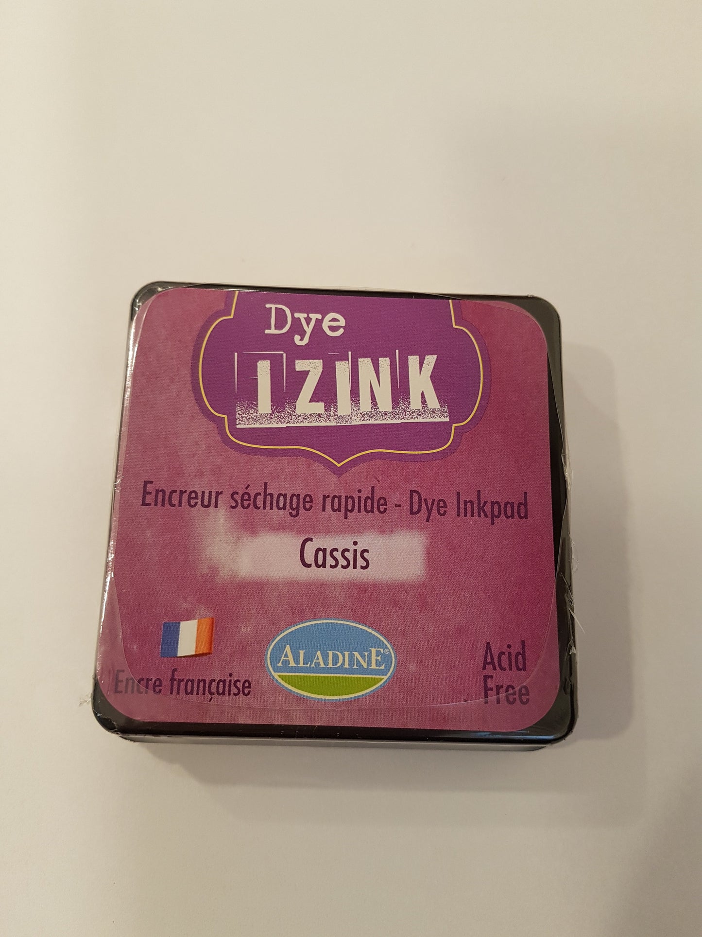 encreur izink séchage rapide pour tampon bois couleur cassis