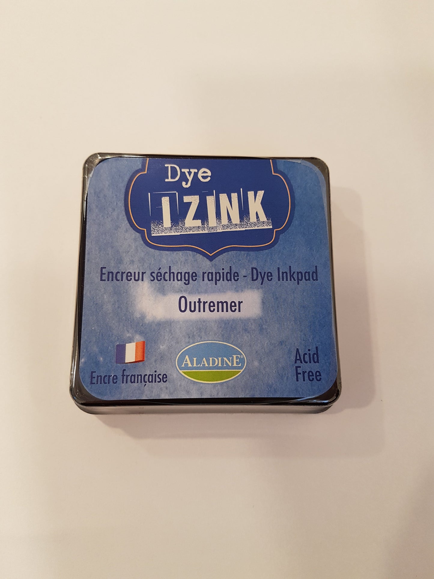 encreur izink séchage rapide pour tampon bois couleur outremer