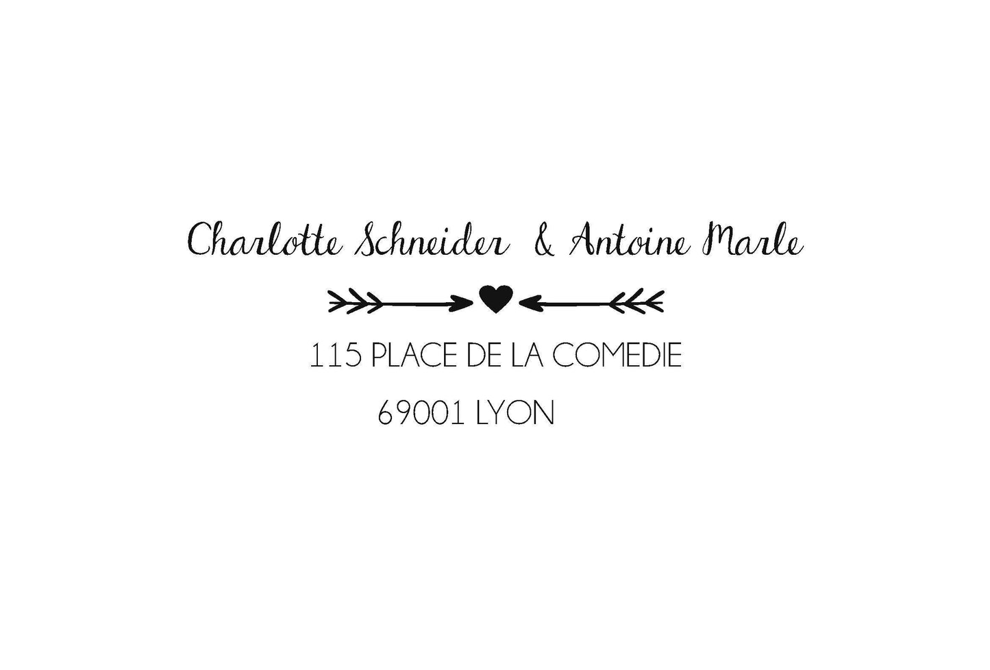 Tampon mariage Charlotte & Antoine