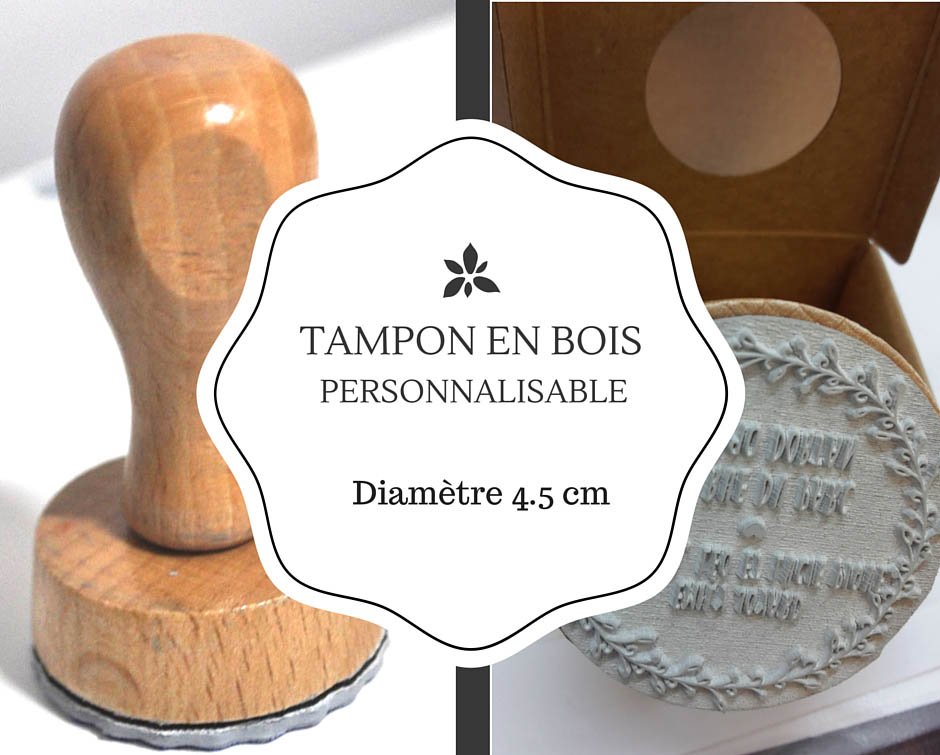 Création d'un fichier/visuel et fabrication de tampon logo