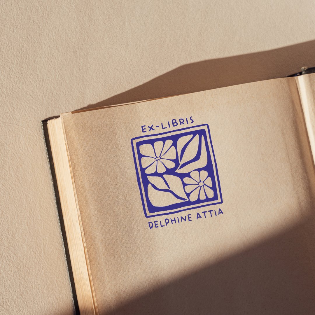 Tampon ex-libris Herbier