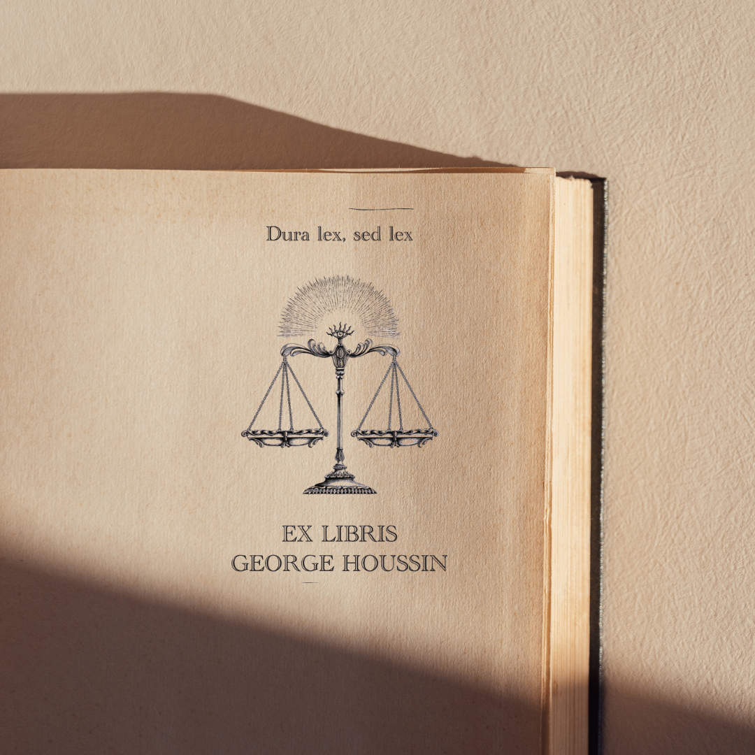 Tampon ex-libris livres et passion