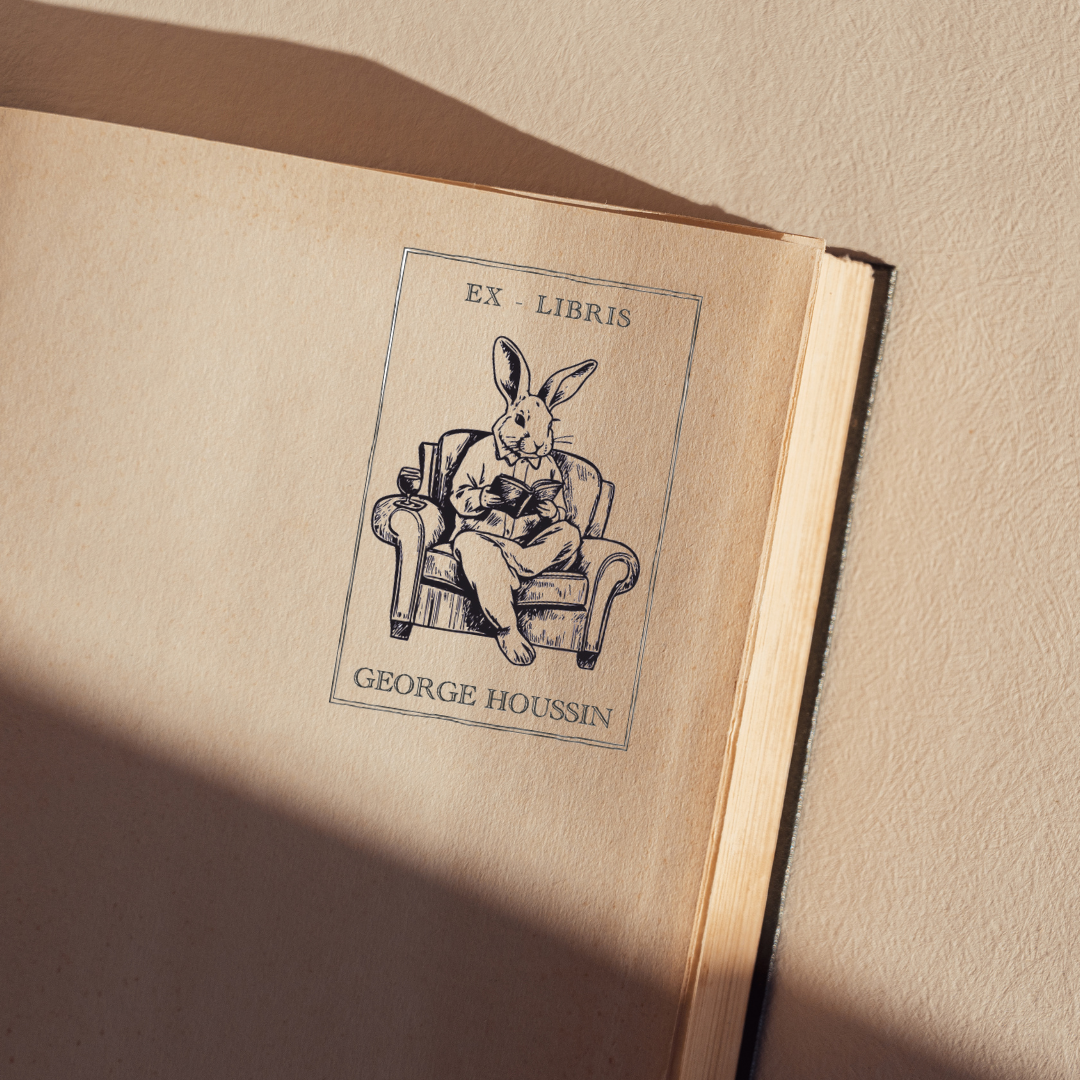 Tampon ex-libris vintage