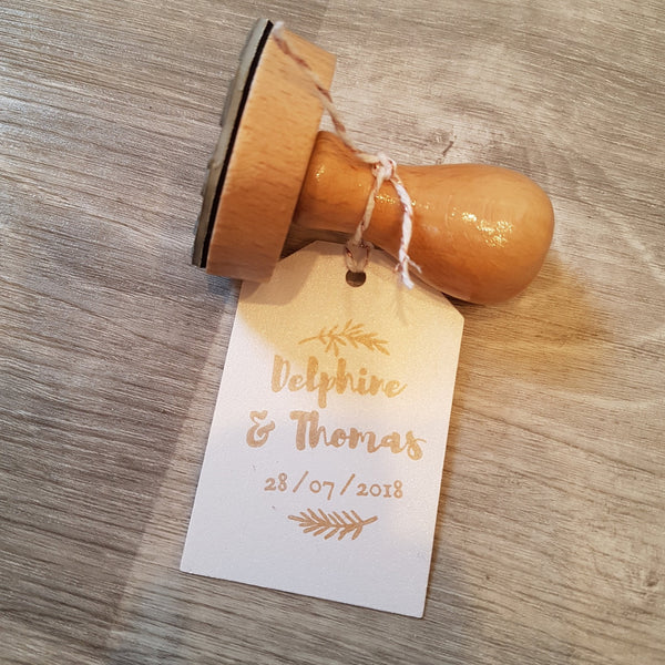 Tampon mariage Delphine & Thomas