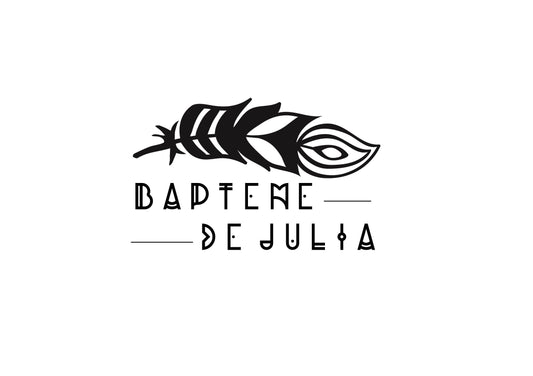 Tampon baptême personnalisé Julia