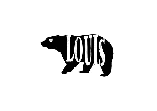 Tampon baptême personnalisé Louis