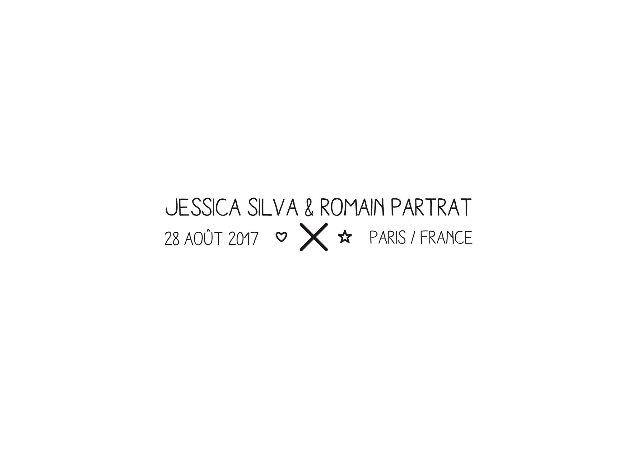 Tampon mariage Jessica & Romain