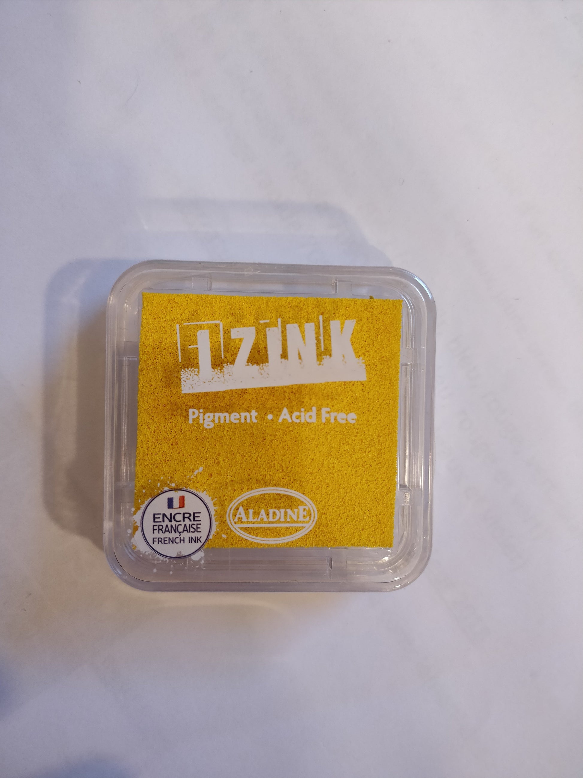 Encreur ALADINE izink séchage lent couleur jaune mimosa