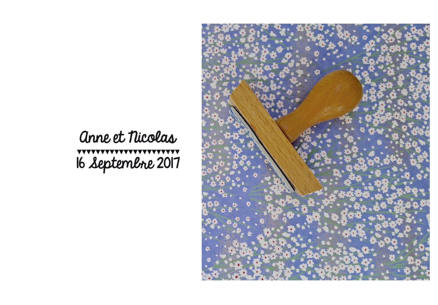 Tampon mariage Anne & Nicolas