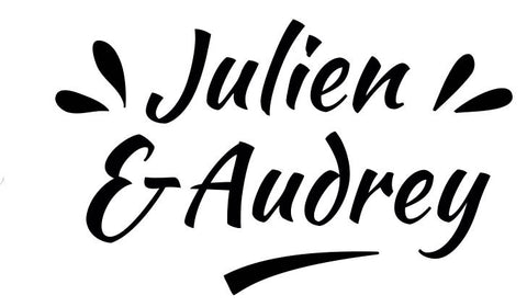 Tampon mariage JULIEN & AUDREY