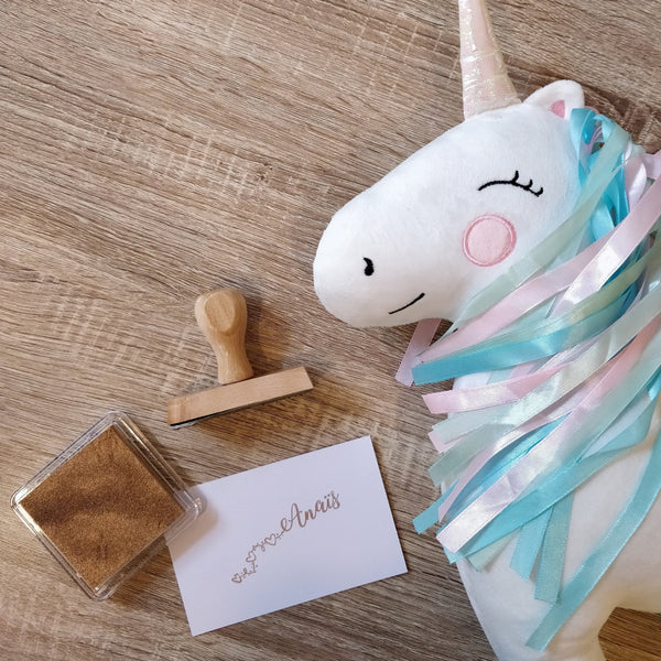 Tampon baptême personnalisé Anaïs